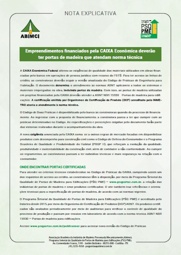 Nota explicativa Código de Práticas de Engenharia para Habitação_imagem destaque