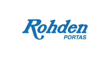 Imagem destaque da empresa Rohden Portas. Sua logomarca é azul.